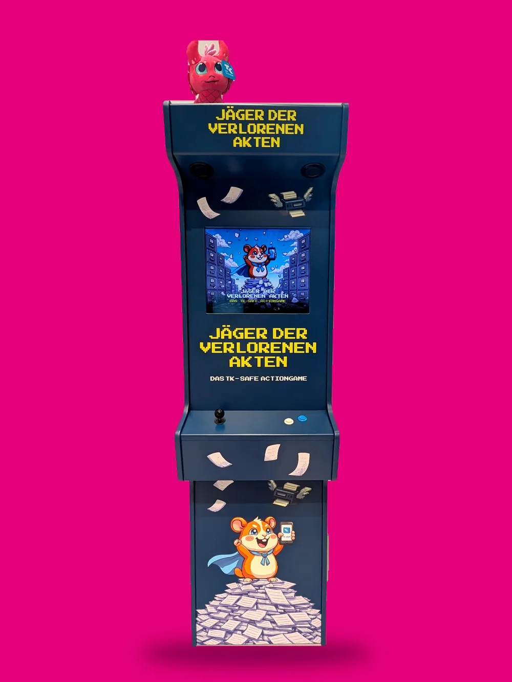 Arcade-Automat mit eigenem Spiel