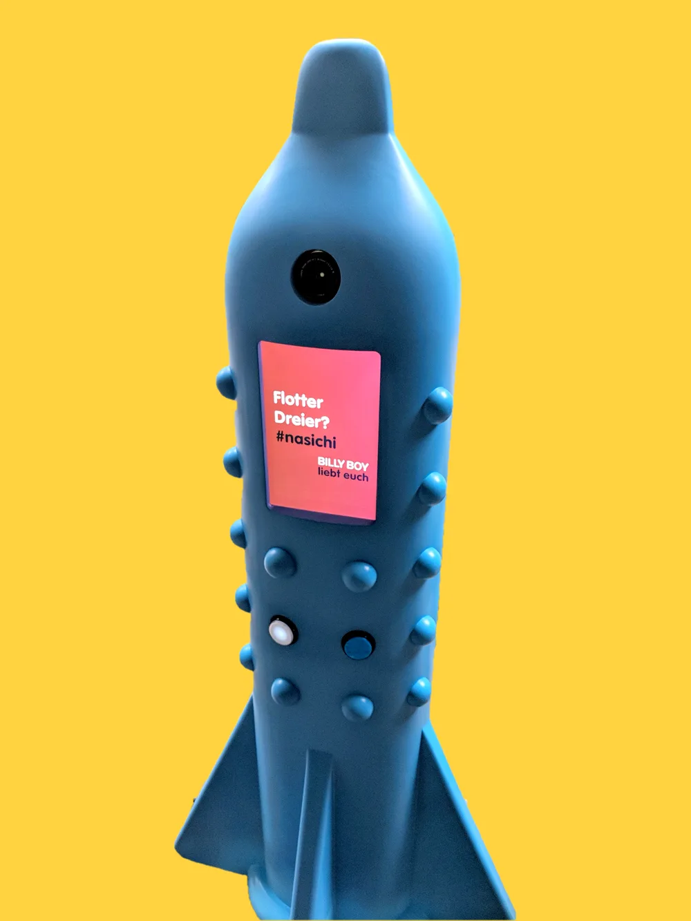 Foto-Rakete mit Kamera und Touchscreen